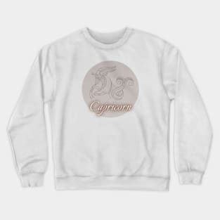 Spherical Zodiac Capricorn Crewneck Sweatshirt